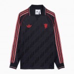 Günstige Fußballtrikots Manchester United Retro 2024-25 Langarm